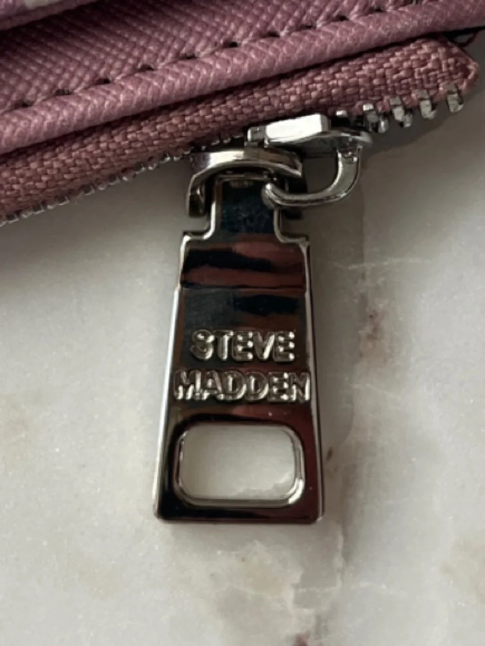Steve Madden Pink Floral Compact Card Wallet